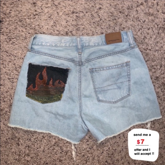 American Eagle Outfitters Pants - American Eagle Light Blue Jean Shorts